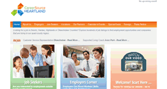 Desktop Screenshot of careersourceheartland.com